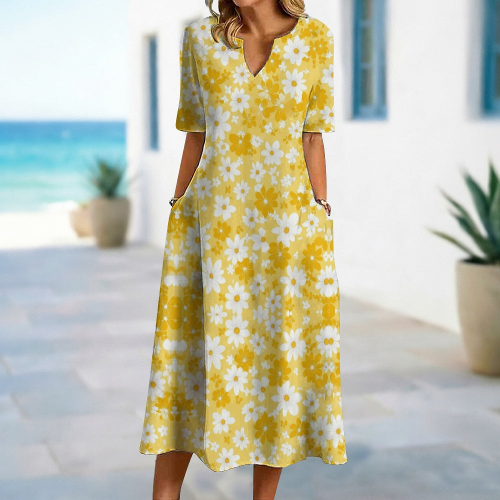 Yellow Golden Hour Garden Dress