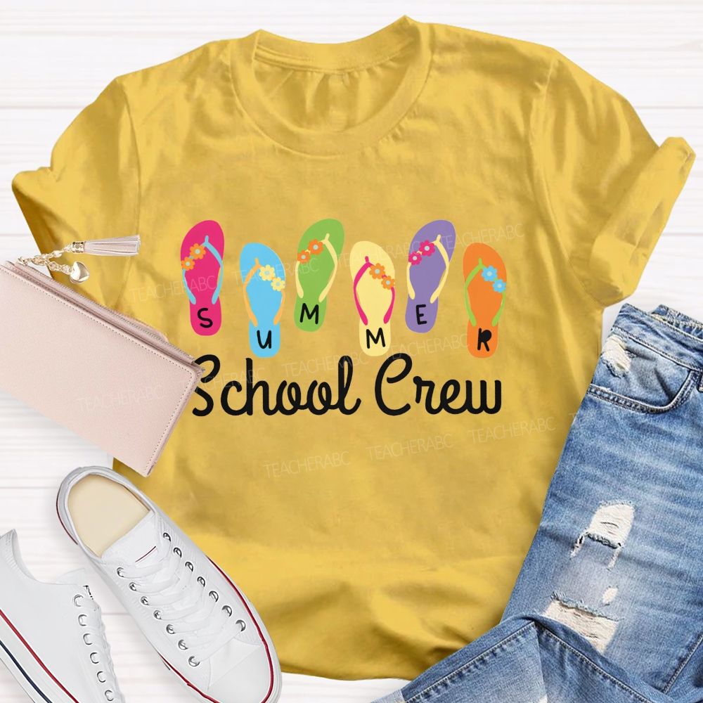 Summer School Crew Teacher T-shirt