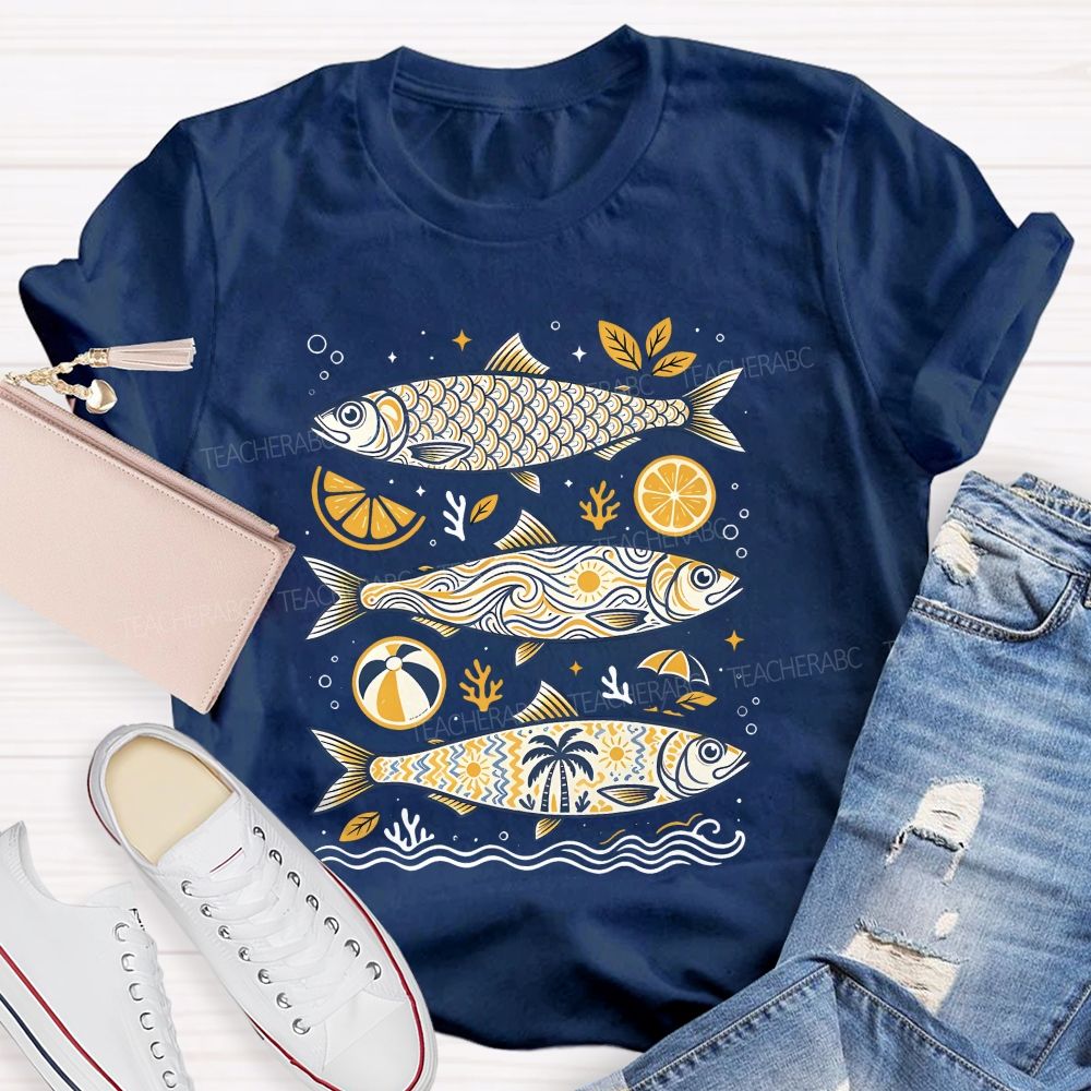Summer Break Fishing Club T-shirt