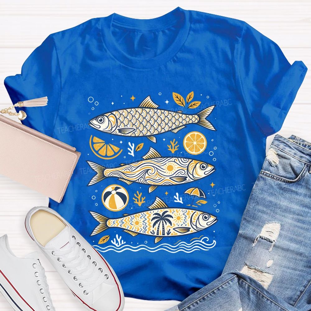 Summer Break Fishing Club T-shirt