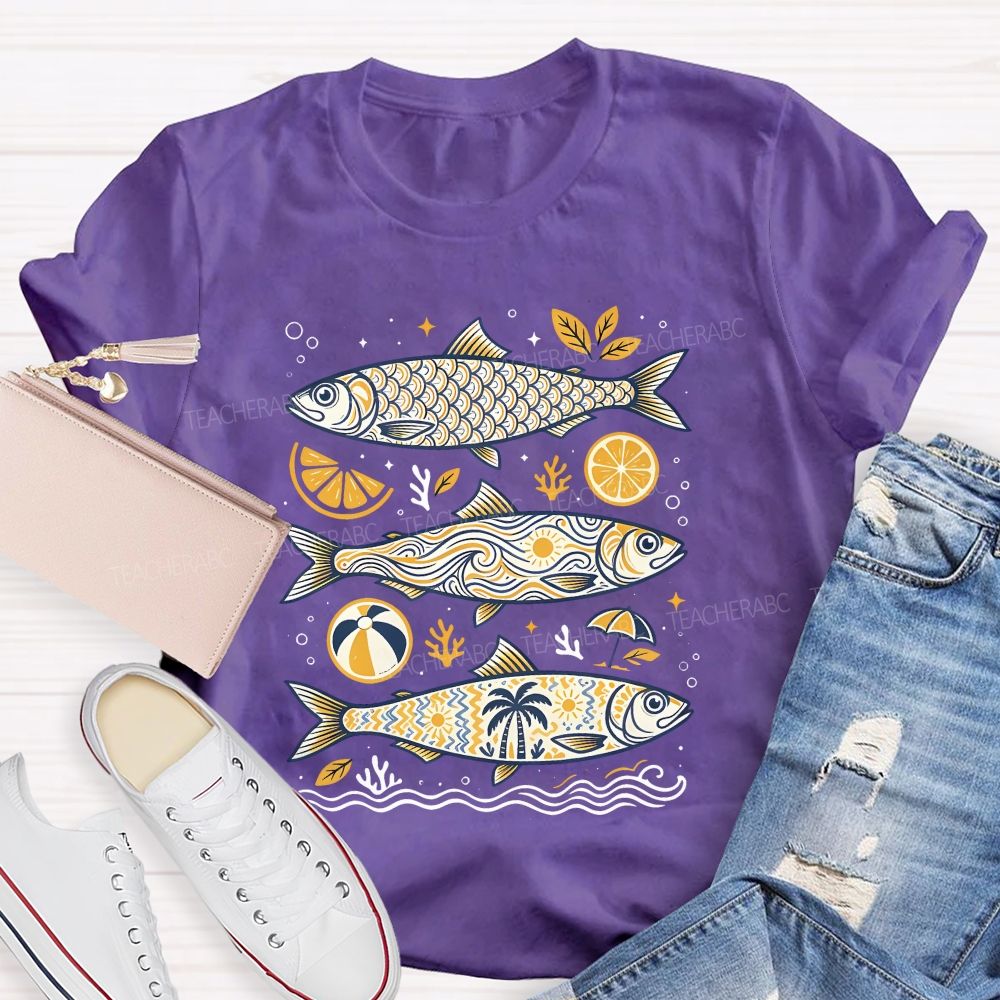 Summer Break Fishing Club T-shirt
