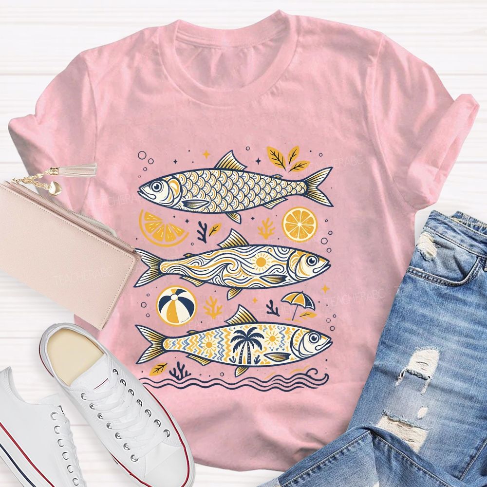 Summer Break Fishing Club T-shirt