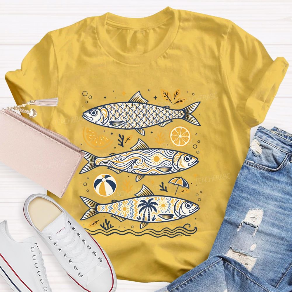 Summer Break Fishing Club T-shirt