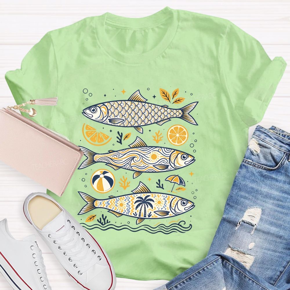 Summer Break Fishing Club T-shirt