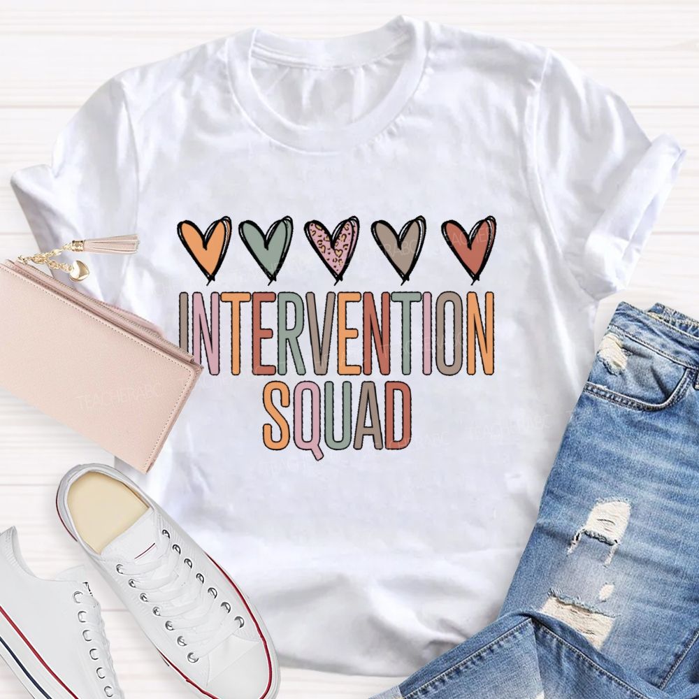 Intervention Squad  Teacher T-shirt