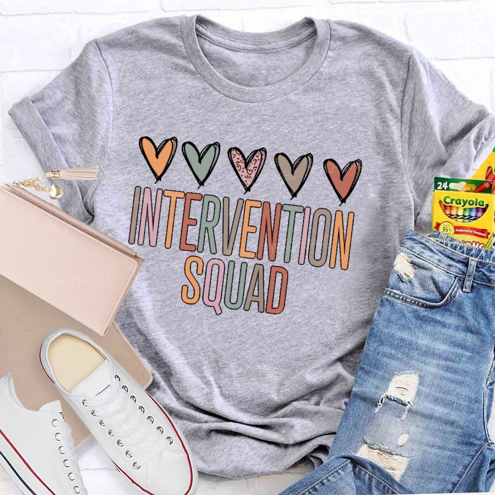 Intervention Squad  Teacher T-shirt