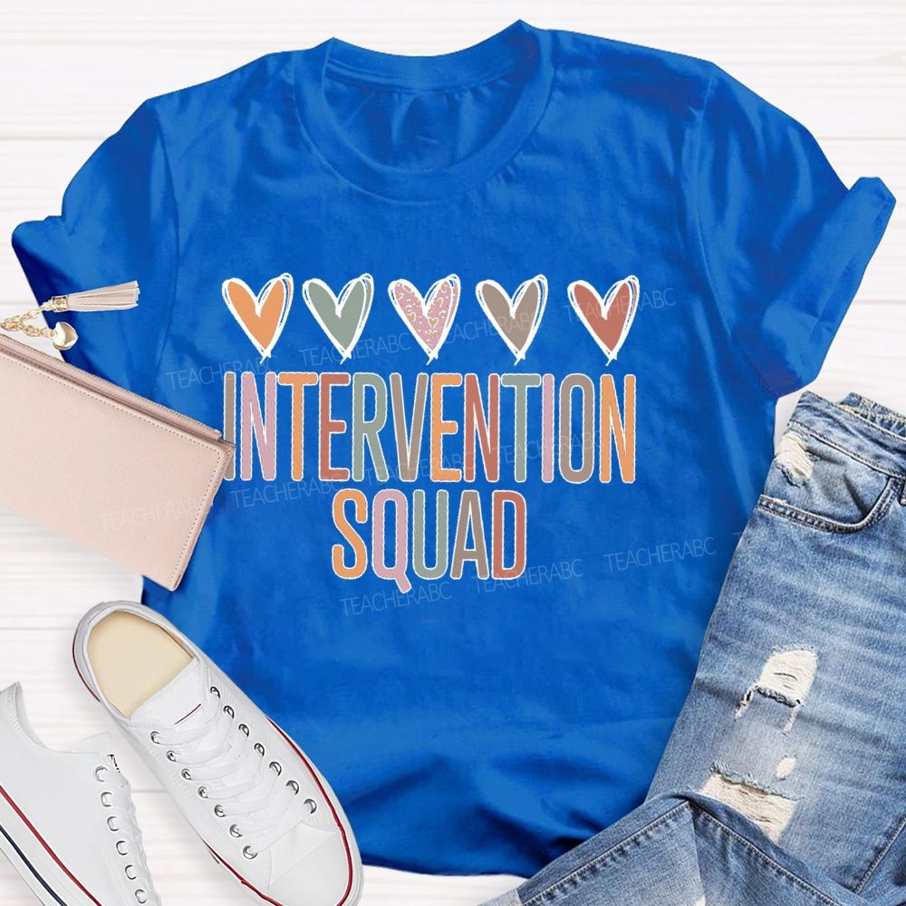 Intervention Squad  Teacher T-shirt