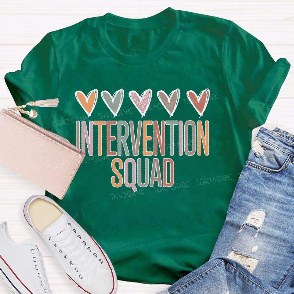 Intervention Squad  Teacher T-shirt