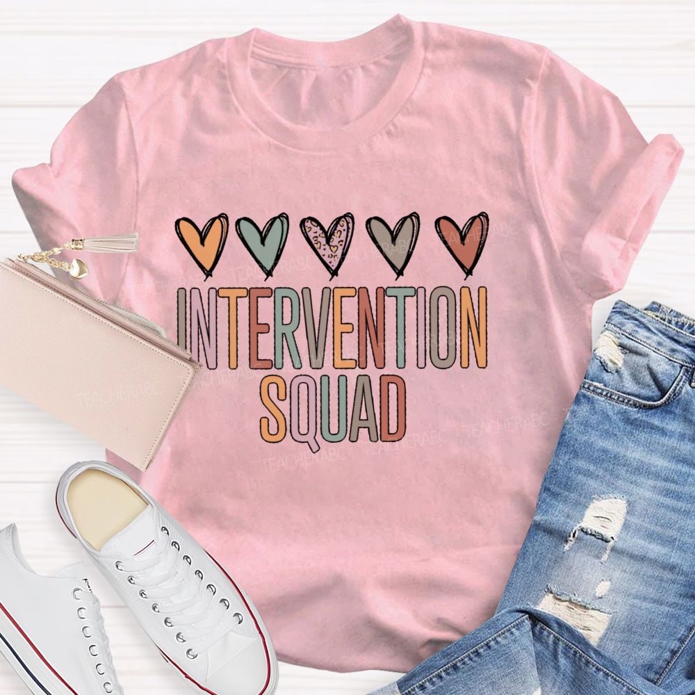 Intervention Squad  Teacher T-shirt