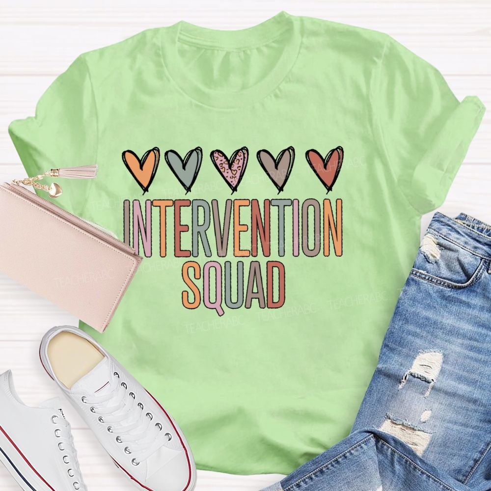 Intervention Squad  Teacher T-shirt