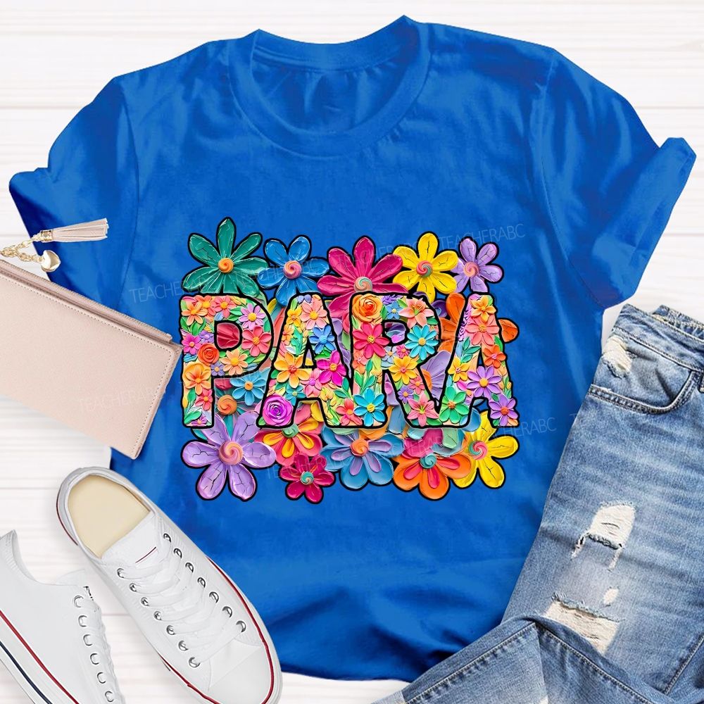 Para Professional Full Of Flower Power T-shirt