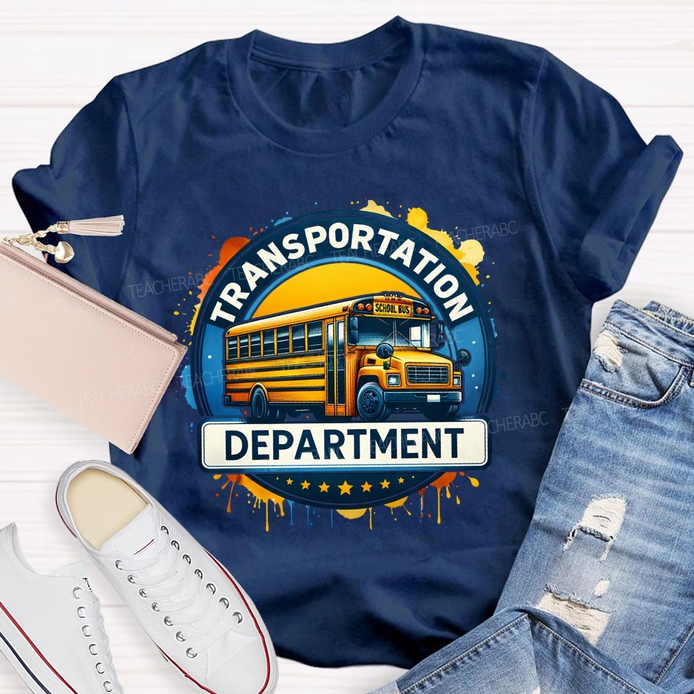 Transportation Department School Bus Driver T-shirt