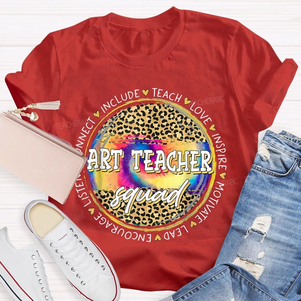 Art Teacher Squad  Teacher T-shirt