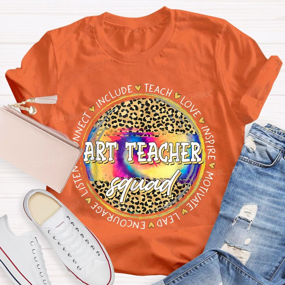 Art Teacher Squad  Teacher T-shirt