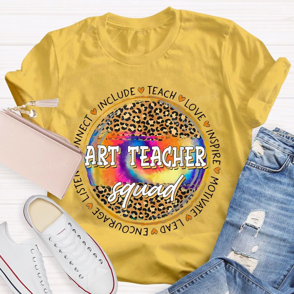 Art Teacher Squad  Teacher T-shirt