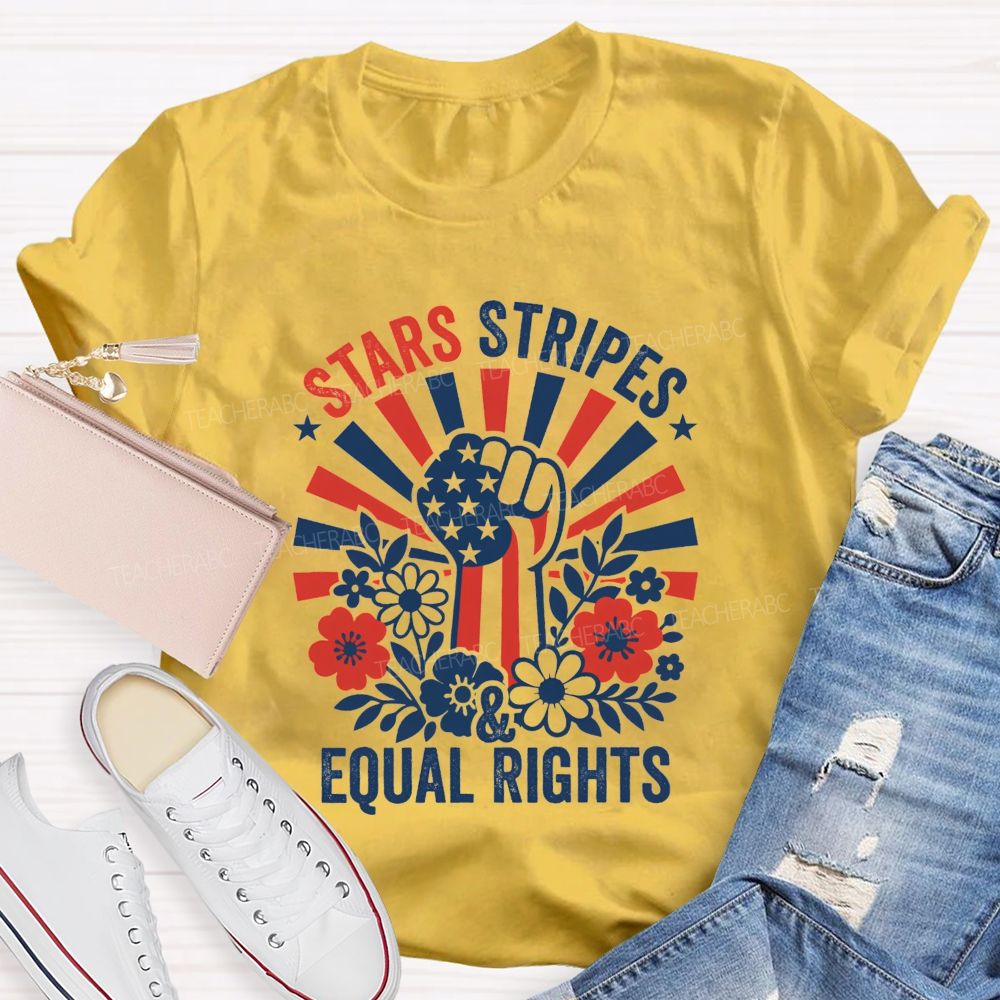 Stars Stripes Equal Rights T-shirt