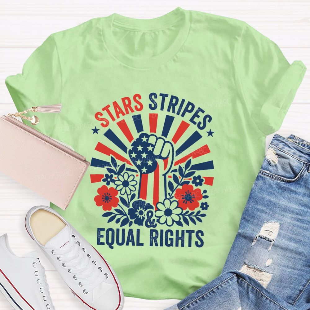 Stars Stripes Equal Rights T-shirt