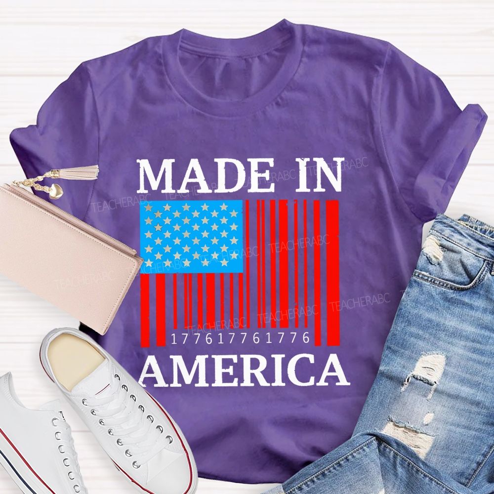 America Made And Free Since 1776 Teacher T-shirt