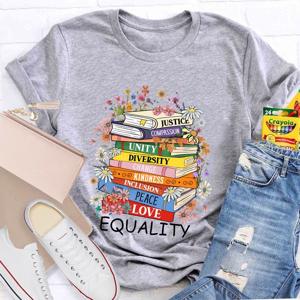 Justice Compassion Unity Diversity Change Kindness Inclusion Peace Love Equality T-shirt