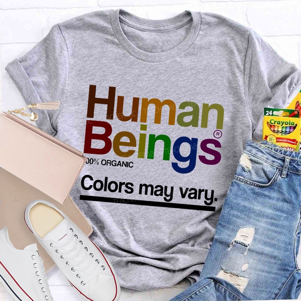 Human Beings 100% Organic Colors May Vary T-shirt
