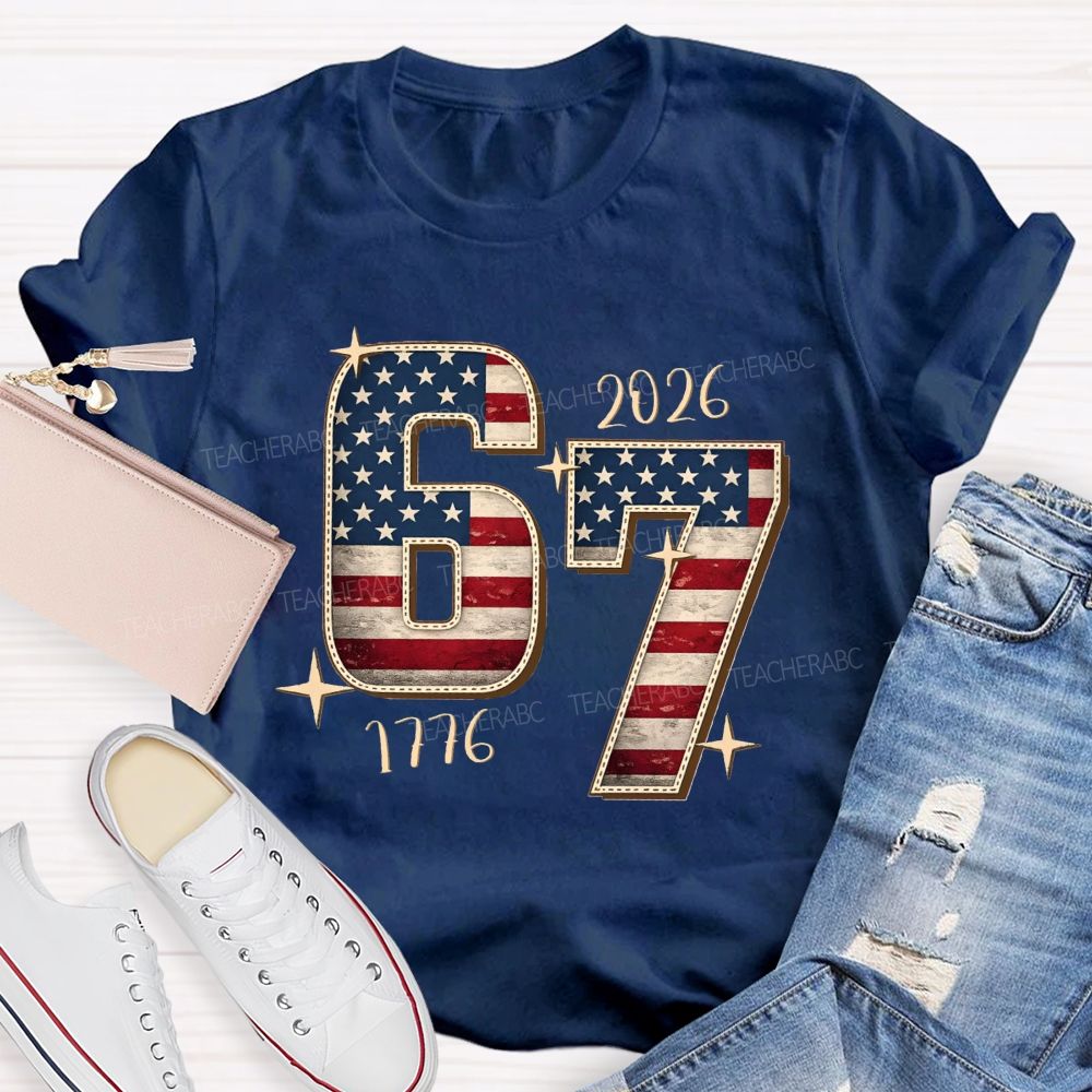 1776-2026 Celebrating 250 Years And Still Standing Teacher T-shirt