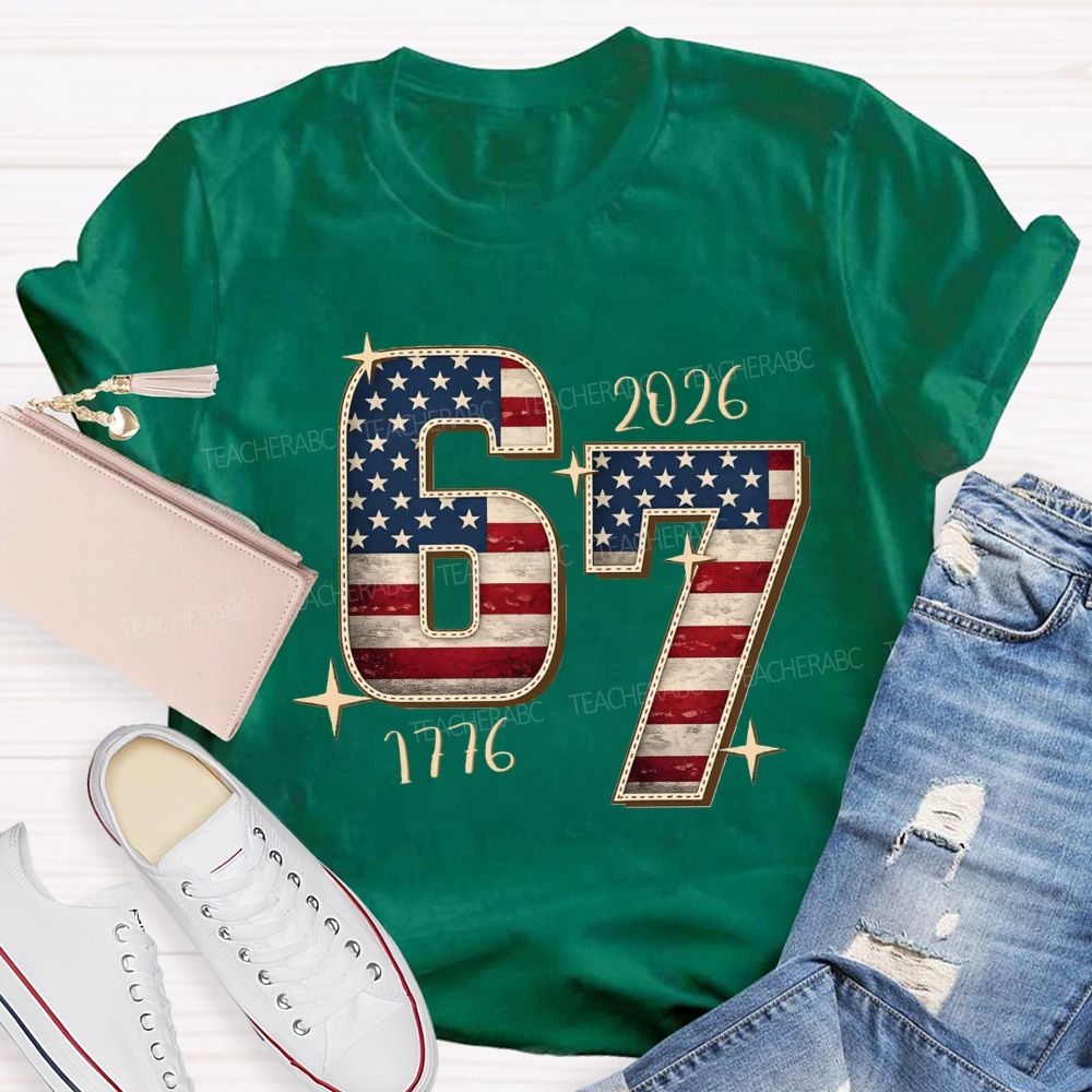 1776-2026 Celebrating 250 Years And Still Standing Teacher T-shirt