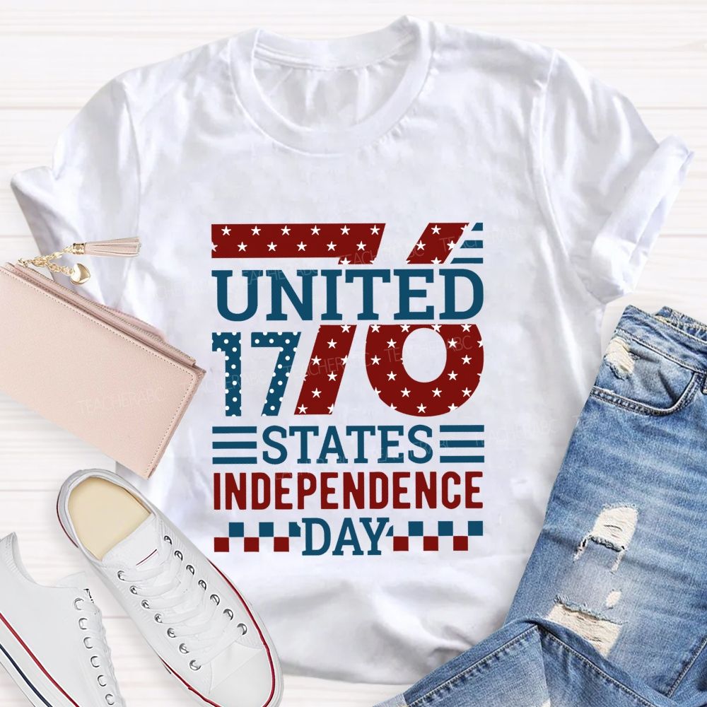 United States Independence Day 1776 And Forever Teacher T-shirt