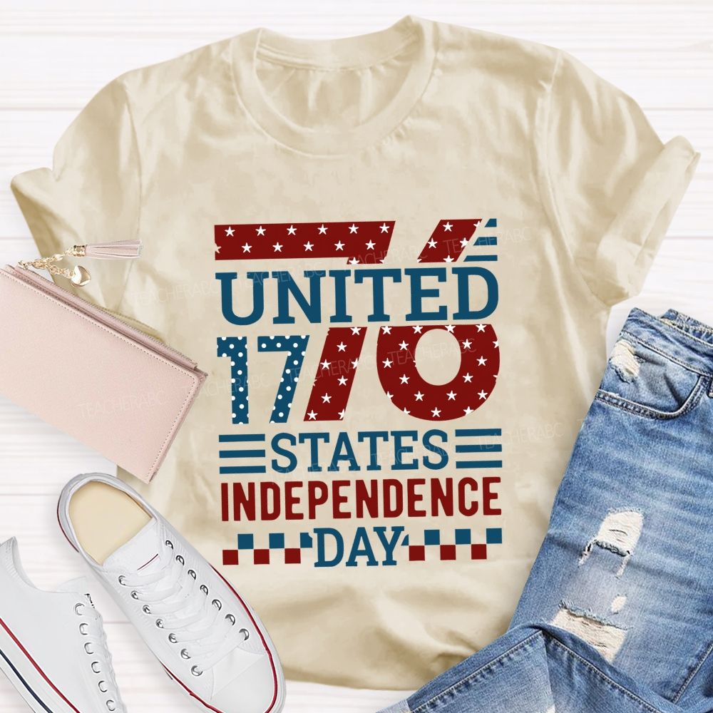 United States Independence Day 1776 And Forever Teacher T-shirt