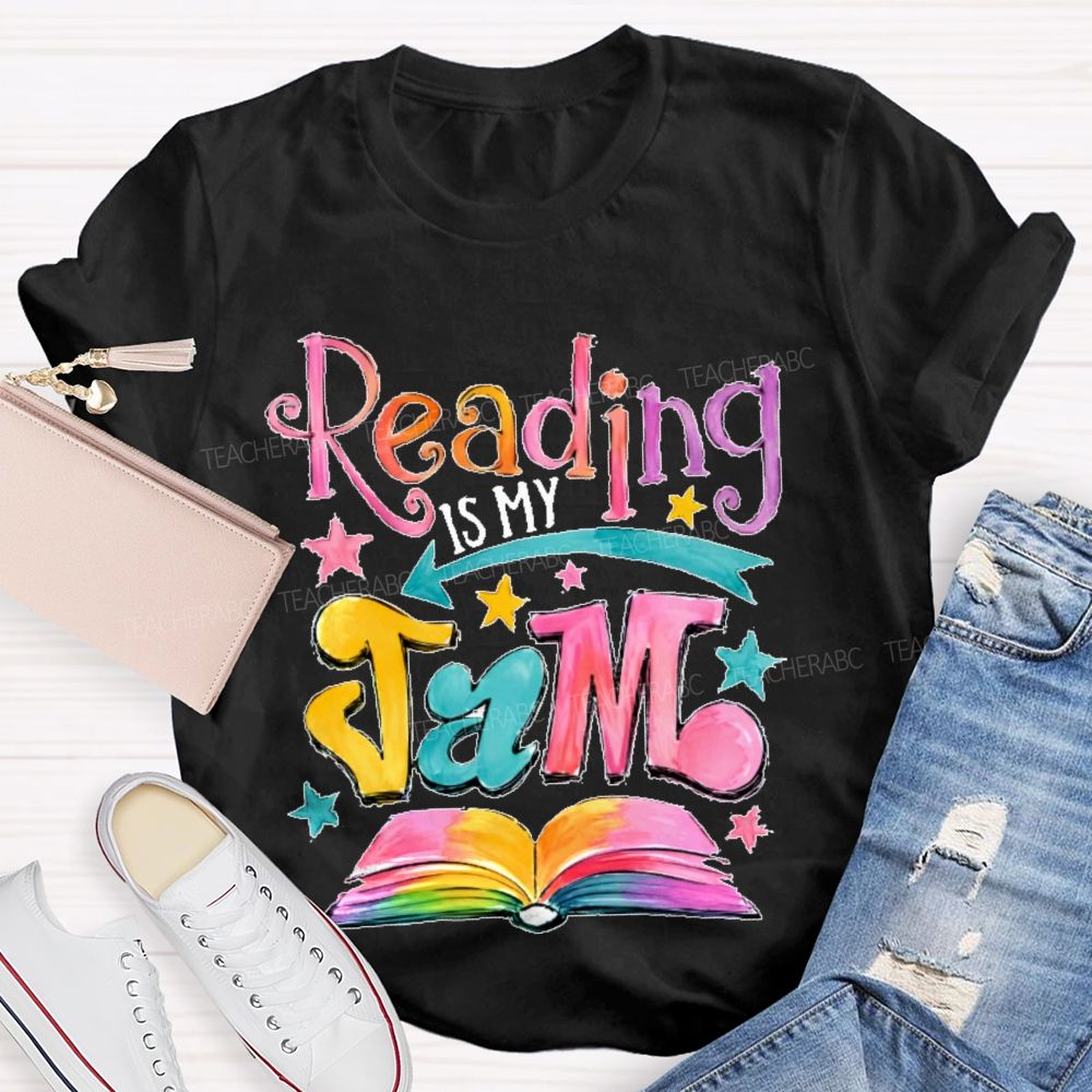 Reading Is My Jam  Teacher T-shirt