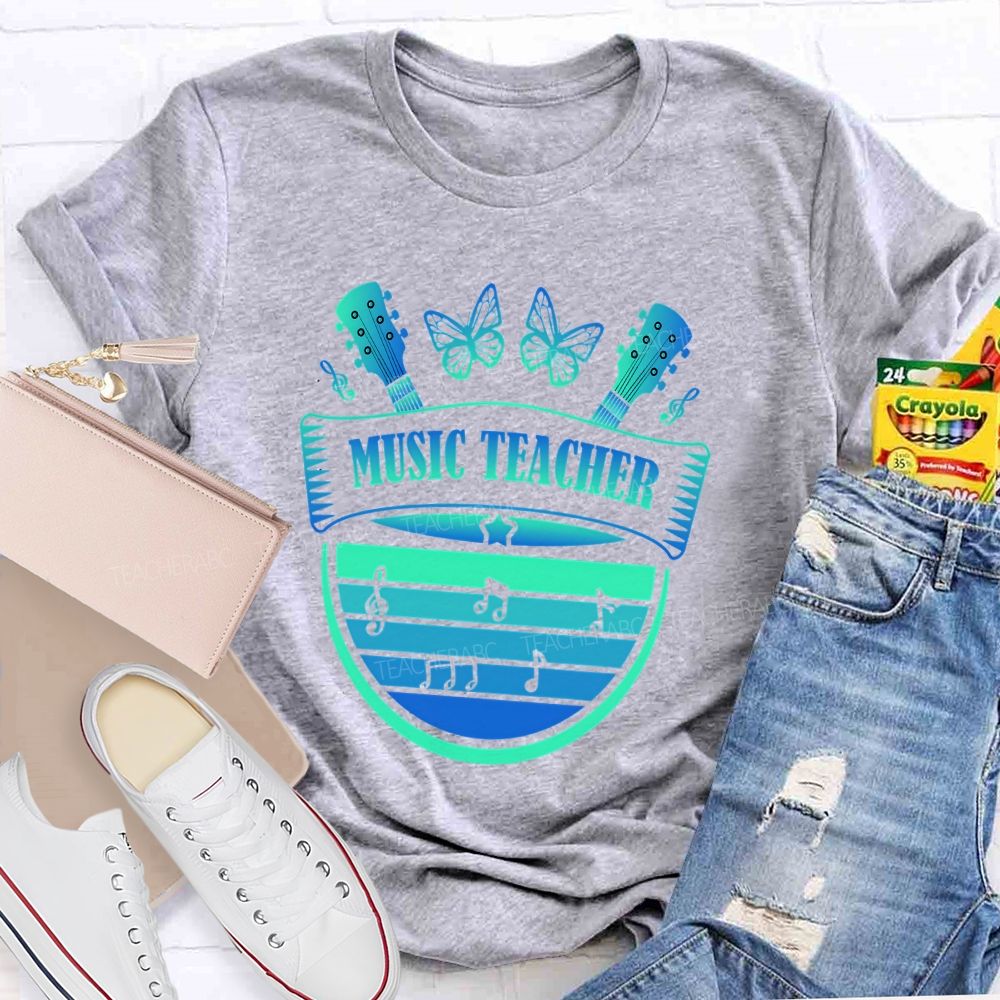 Music Teacher Where Every Note Matters Teacher T-shirt
