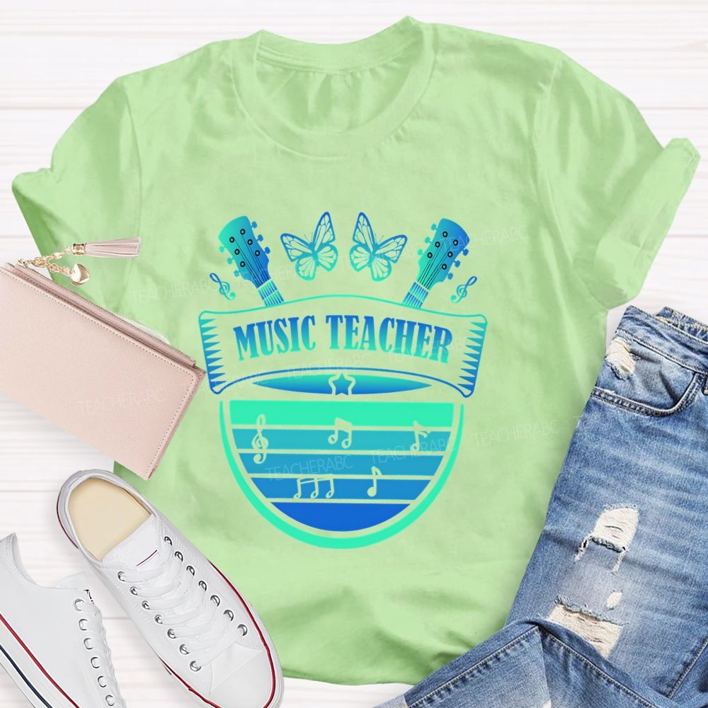Music Teacher Where Every Note Matters Teacher T-shirt
