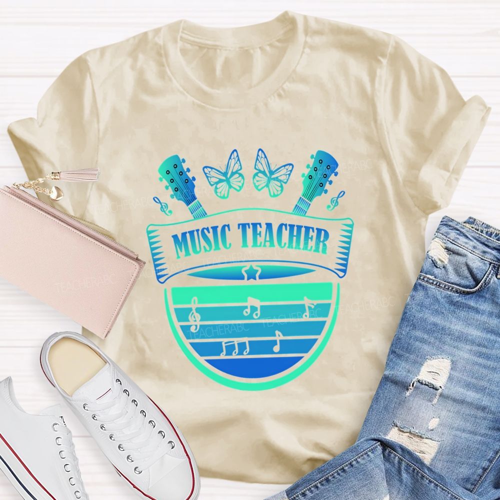 Music Teacher Where Every Note Matters Teacher T-shirt