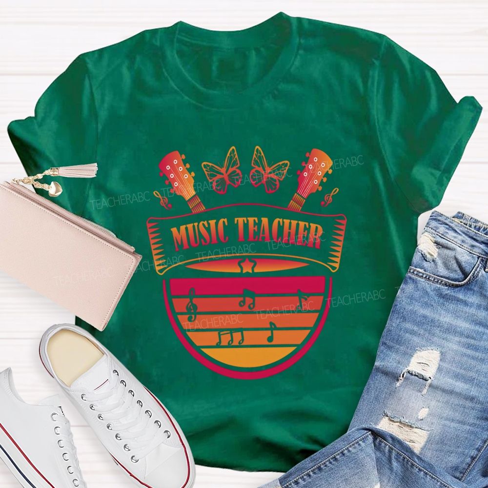 Music Teacher Where Every Note Matters Teacher T-shirt