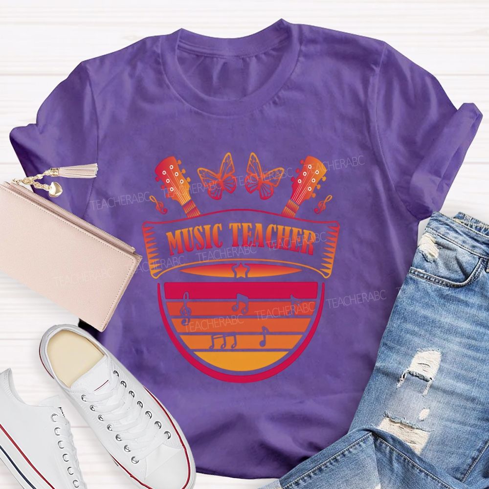 Music Teacher Where Every Note Matters Teacher T-shirt