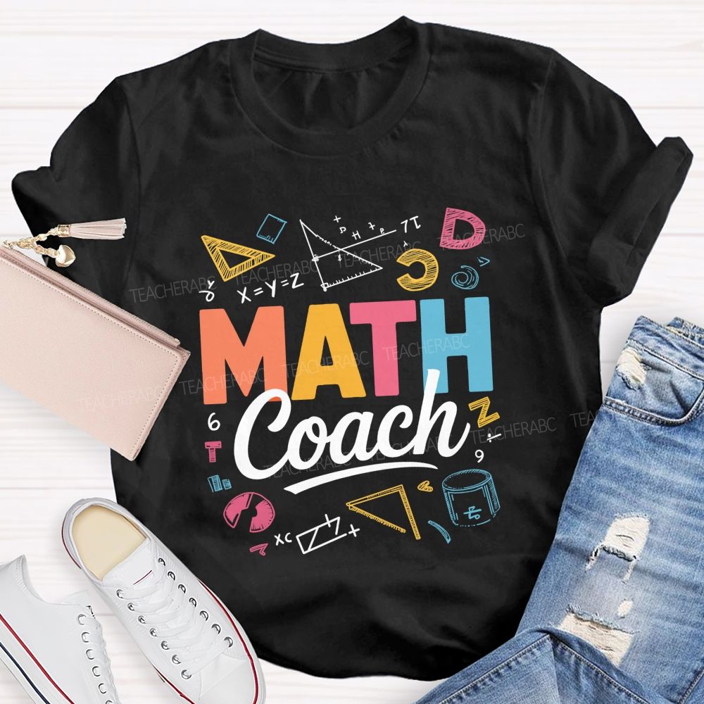Your Friendly Neighborhood Math Coach Teacher T-shirt