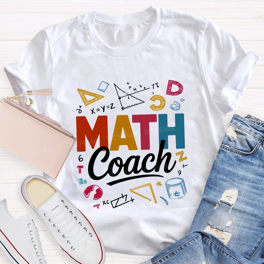 Your Friendly Neighborhood Math Coach Teacher T-shirt