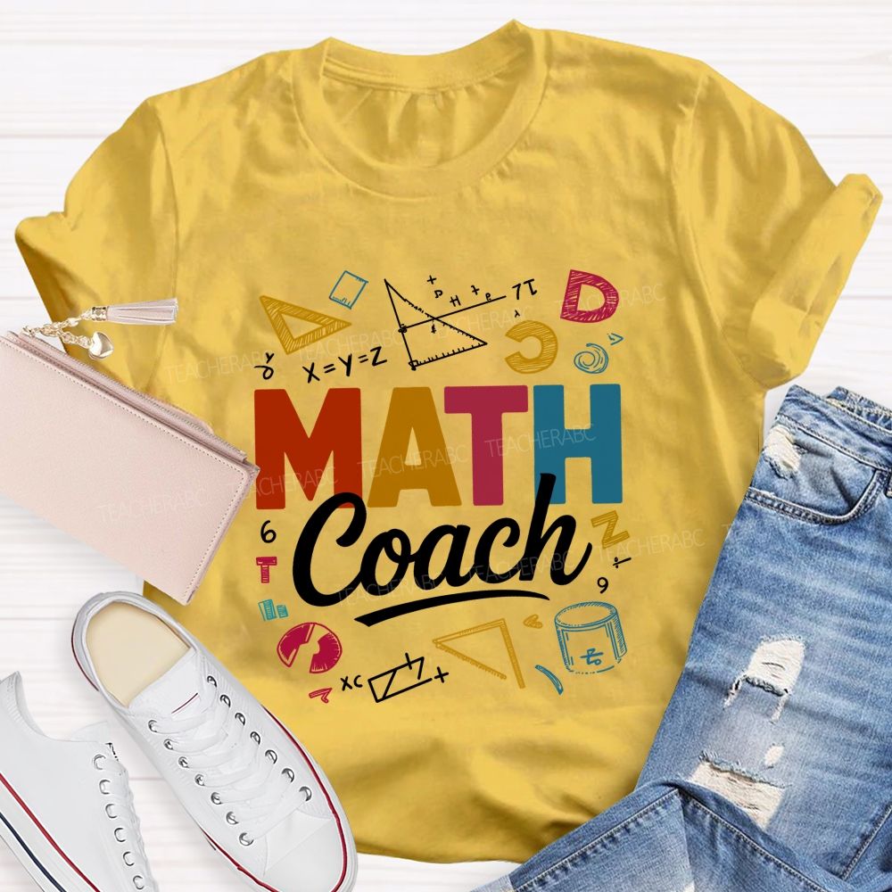 Your Friendly Neighborhood Math Coach Teacher T-shirt