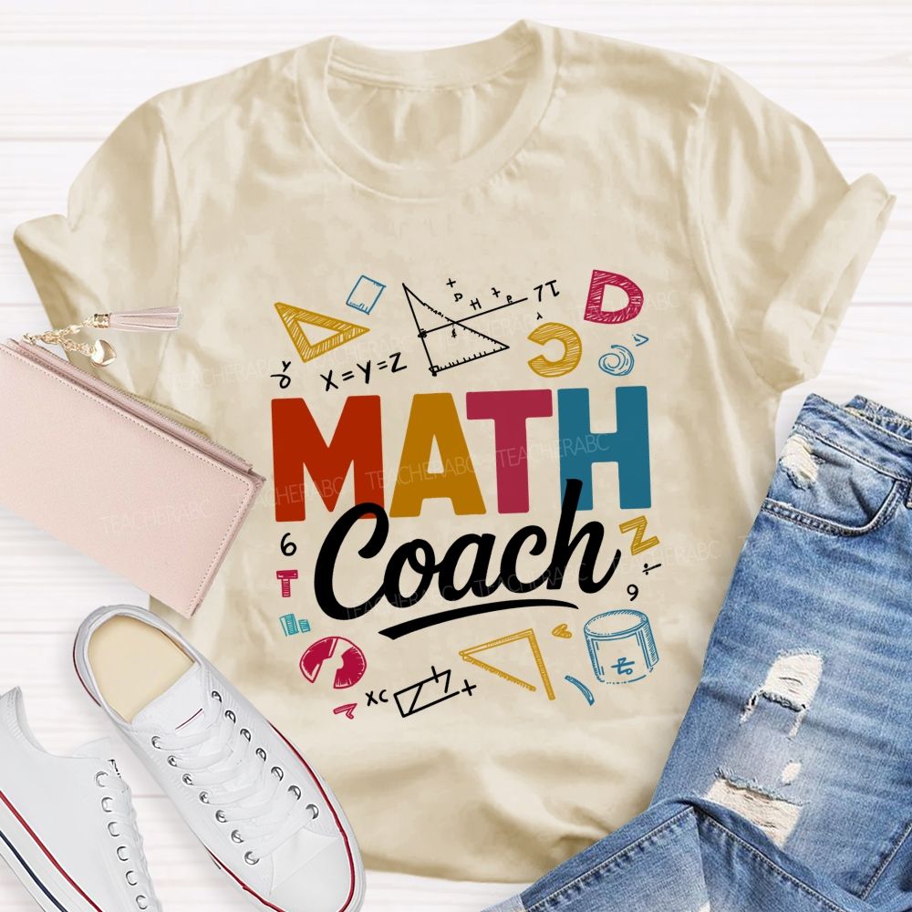 Your Friendly Neighborhood Math Coach Teacher T-shirt