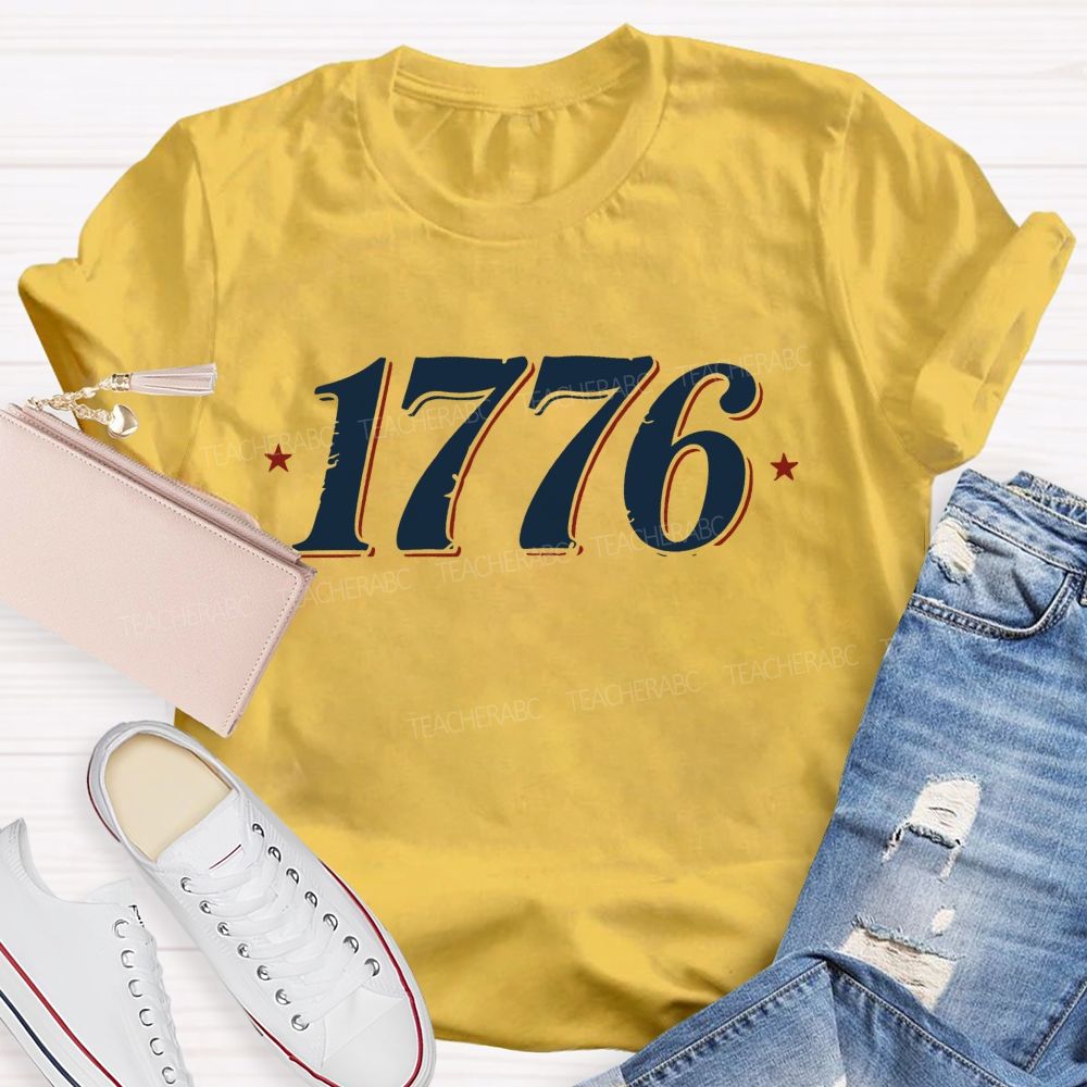 Vintage 1776 Star Teacher T-shirt