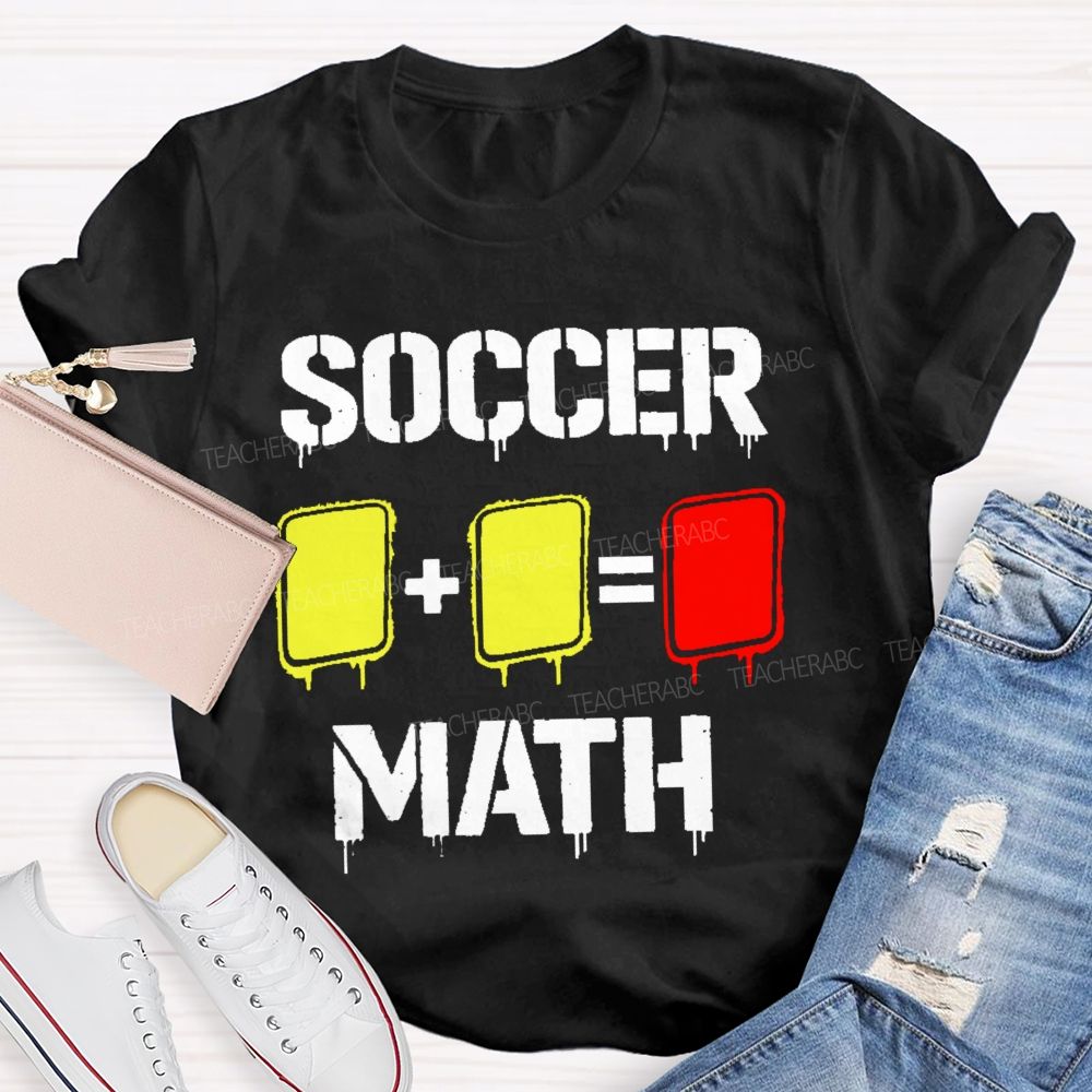 Soccer Math  Teacher T-shirt