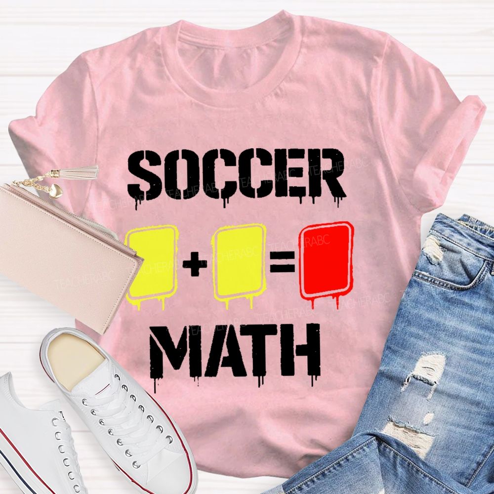 Soccer Math  Teacher T-shirt