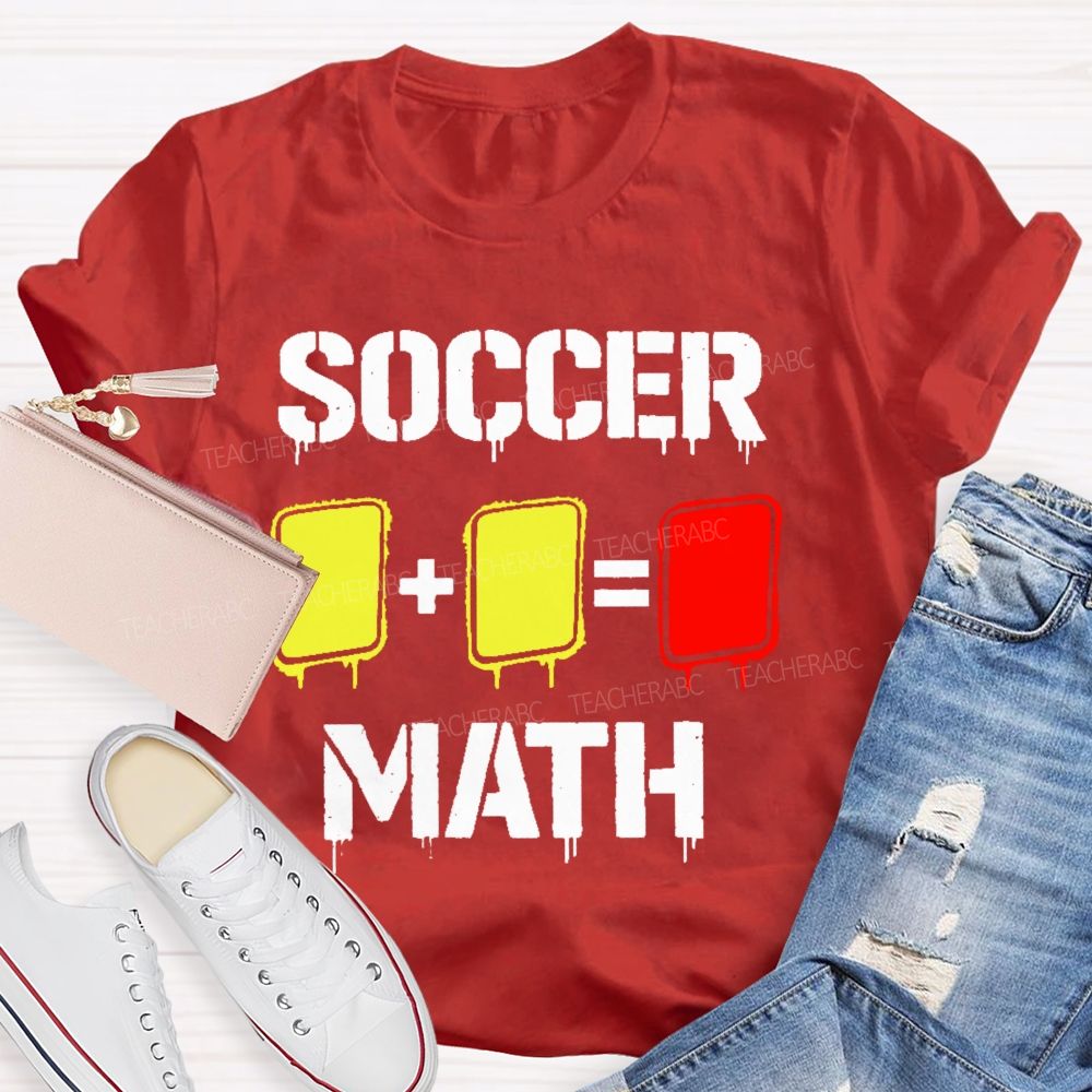 Soccer Math  Teacher T-shirt