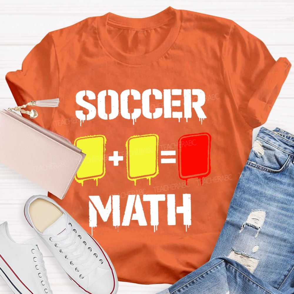 Soccer Math  Teacher T-shirt