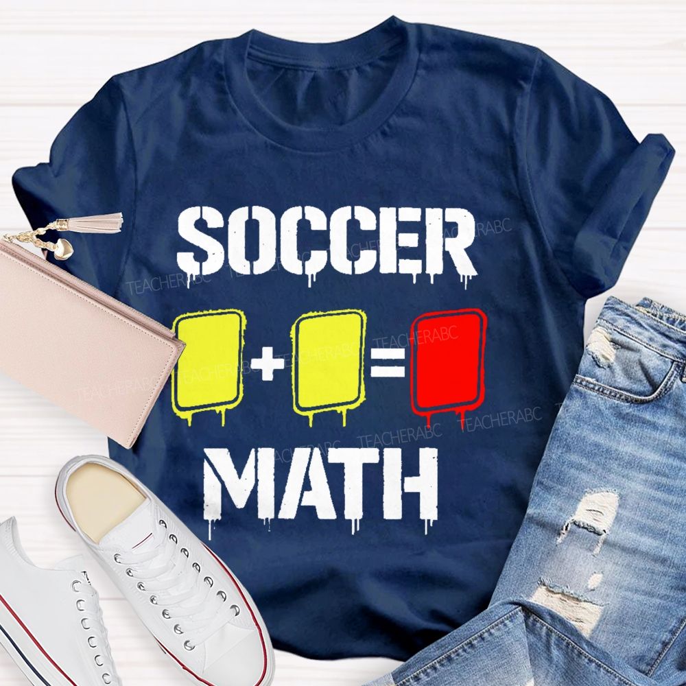 Soccer Math  Teacher T-shirt