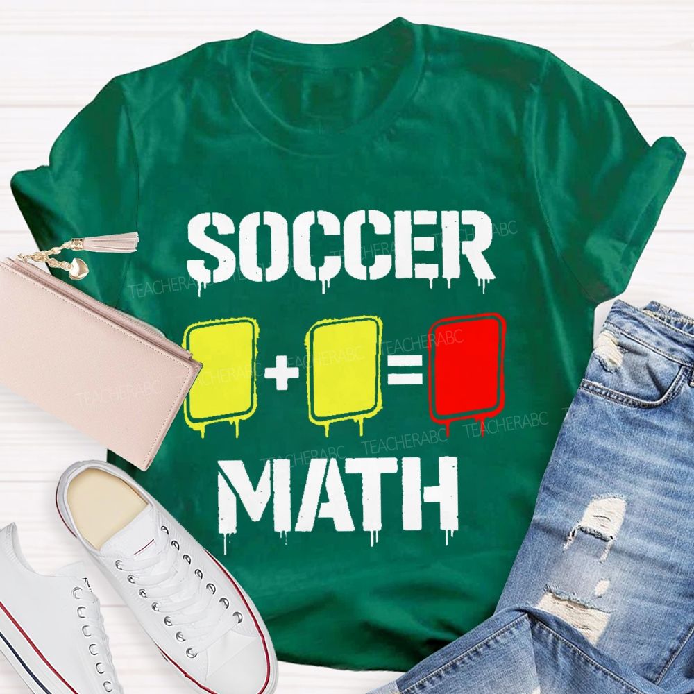 Soccer Math  Teacher T-shirt