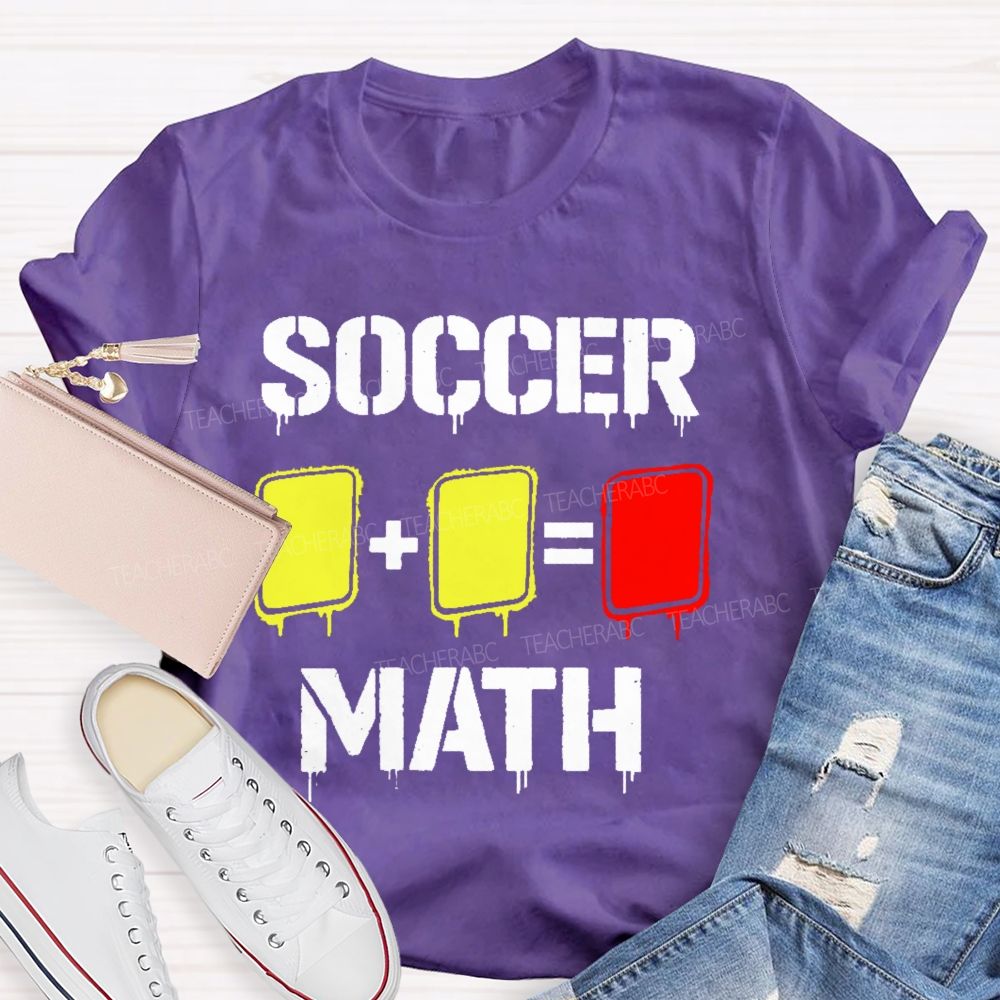 Soccer Math  Teacher T-shirt