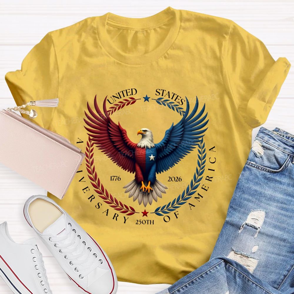 250th Anniversary Of United States 1776-2026 Teacher T-shirt