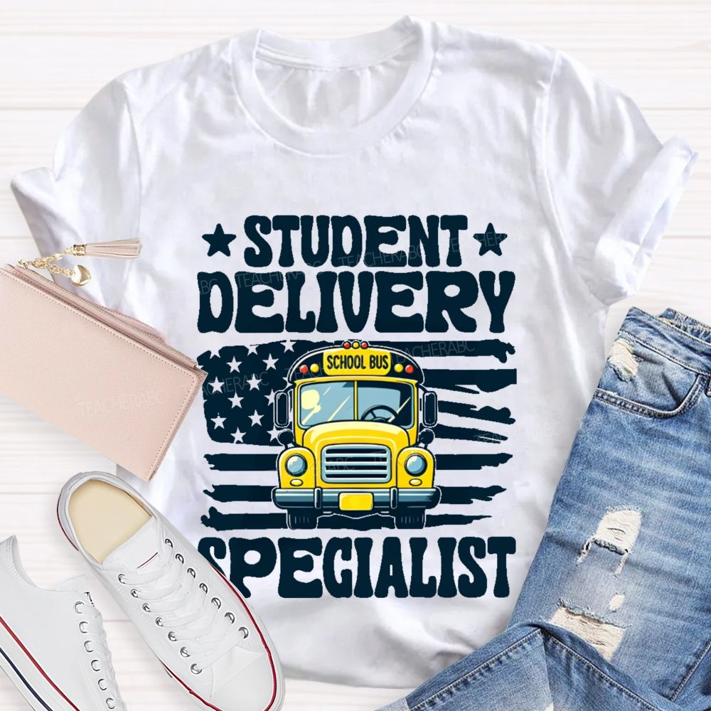 Student Delivery Specialist Pattern  Teacher T-shirt