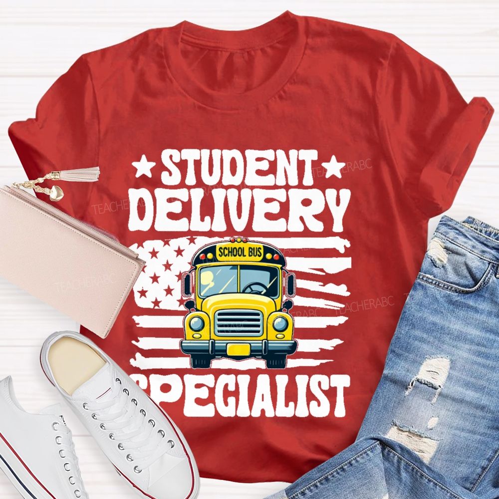 Student Delivery Specialist Pattern  Teacher T-shirt
