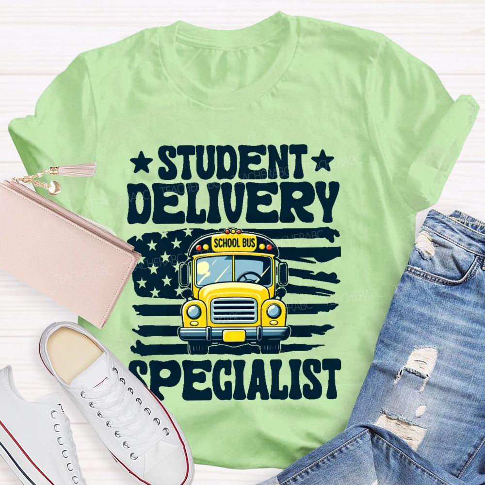 Student Delivery Specialist Pattern  Teacher T-shirt